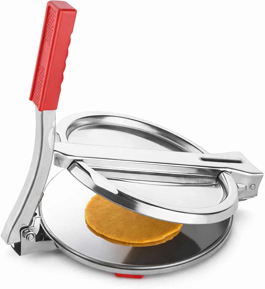 rudra Heavy Duty Stainless Steel Roti Press / Chapati Press Machine Roti and Khakra Maker-picture-22