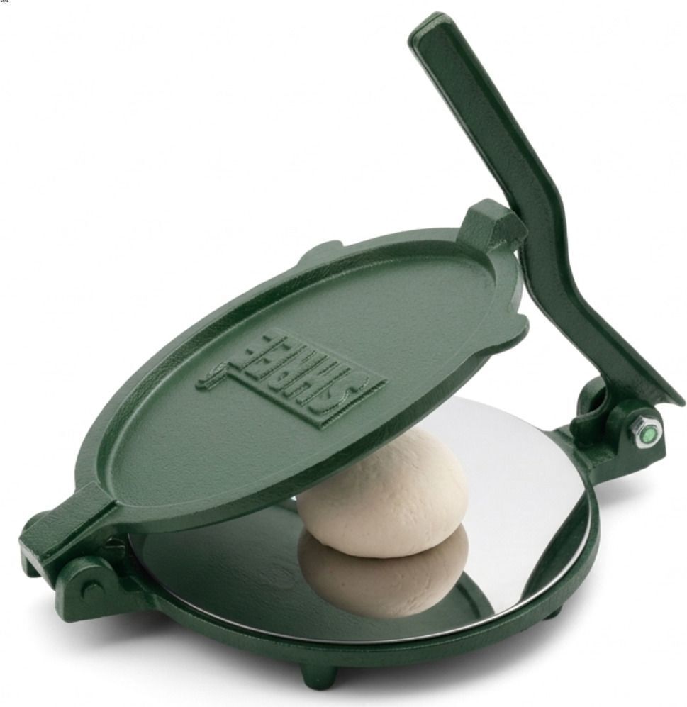 6.5 inch Cast Iron Puri & Papad Maker, Non-Stick Stainless Steel Pathiri Press F Roti and Khakra Maker-image-36