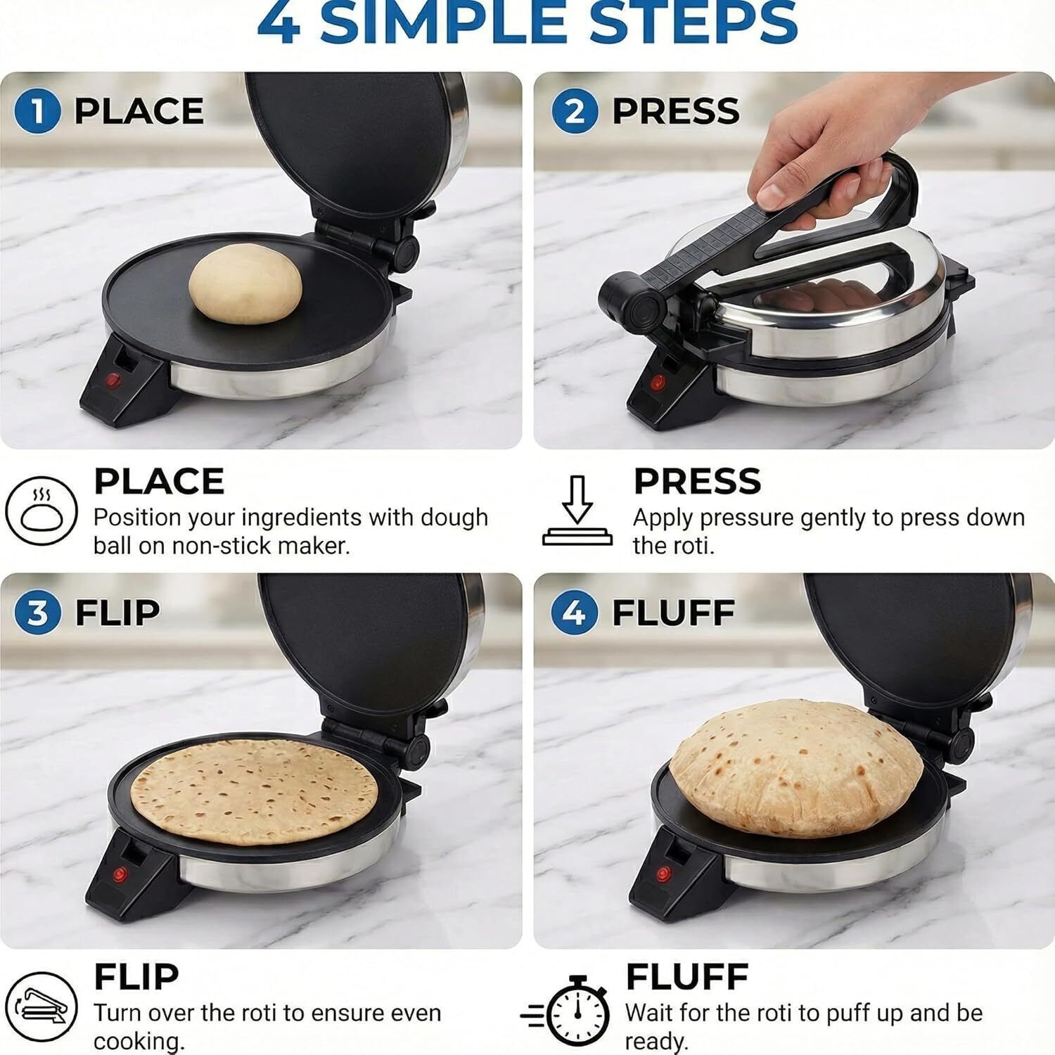 SRoti Maker-WALA-105 Roti and Khakra Maker-image-47