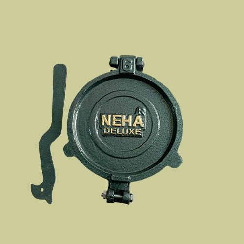 neha Hand Press Puri Maker & Roti Machine with Durable Stainless Steel Plates Roti and Khakra Maker-picture-30
