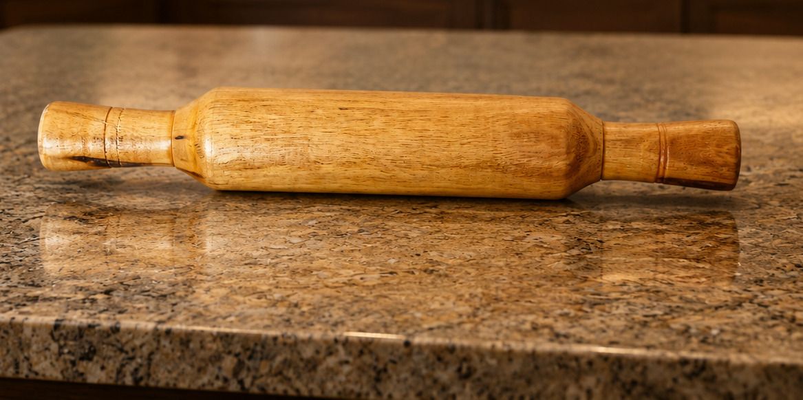ourrural WOODEN ROLLING PIN Roti and Khakra Maker-picture-38
