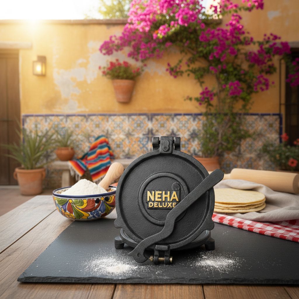 New Improved Manual Roti / Poori / Chapati Maker with Iron Cast Body (MRM08-09) Roti and Khakra Maker-image-35