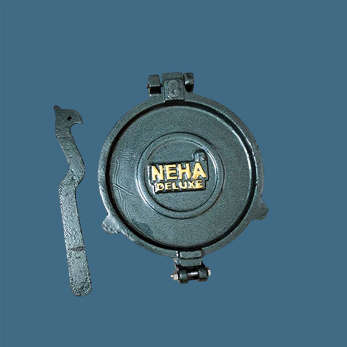 neha 8.5 Inch Stainless Steel Roti Maker | Durable Dump Press Tool Roti and Khakra Maker-picture-6