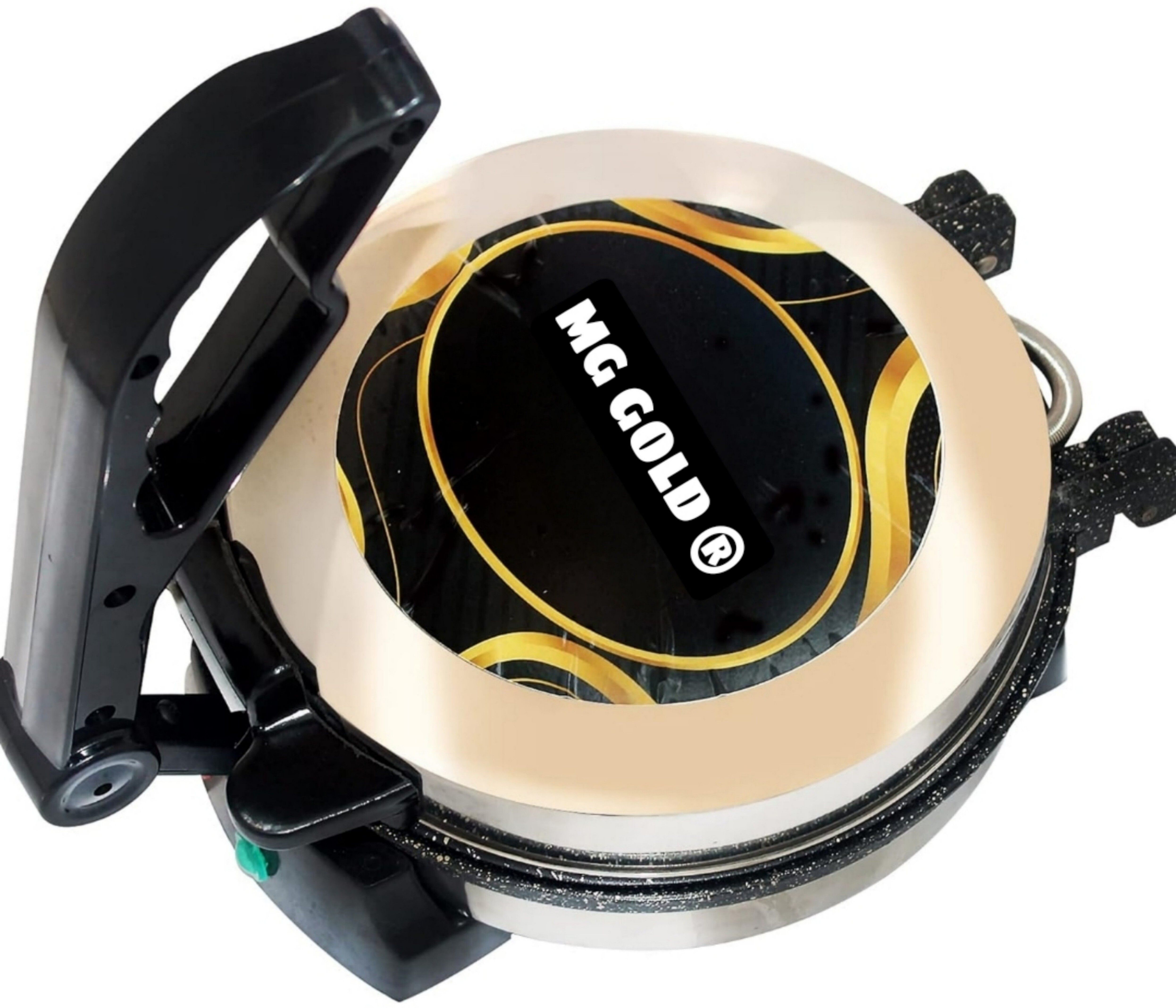 mg gold ®Chapati/Roti Stainless steel body 800 Watts Power saver MODEL QWY Roti and Khakra Maker-picture-33