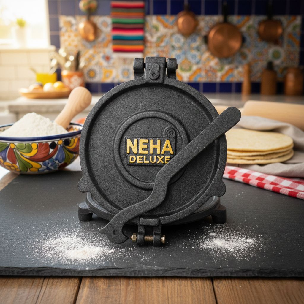 New Improved Manual Roti / Poori / Chapati Maker with Iron Cast Body (MRM08-02) Roti and Khakra Maker-image-31