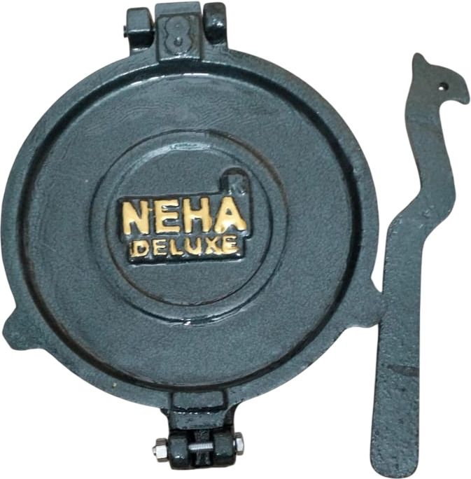 neha 8.5'' Heavy Papad Khakhra Poori & Many More Manual Hand Machine with Handle Roti and Khakra Maker-picture-1
