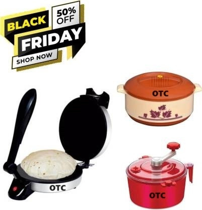 otc Combo Of RM-3100 Electric Non Stick 1 Year Warranty CPM-5 Roti and Khakra Maker image 1