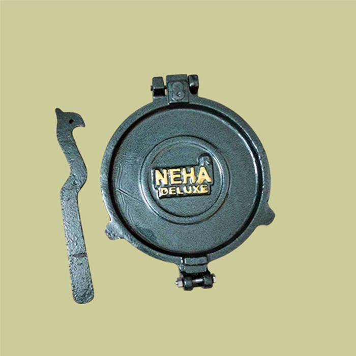 neha Strong SS Plate Roti Maker 8.5 Inch | Kitchen Dump Press Roti and Khakra Maker-picture-42