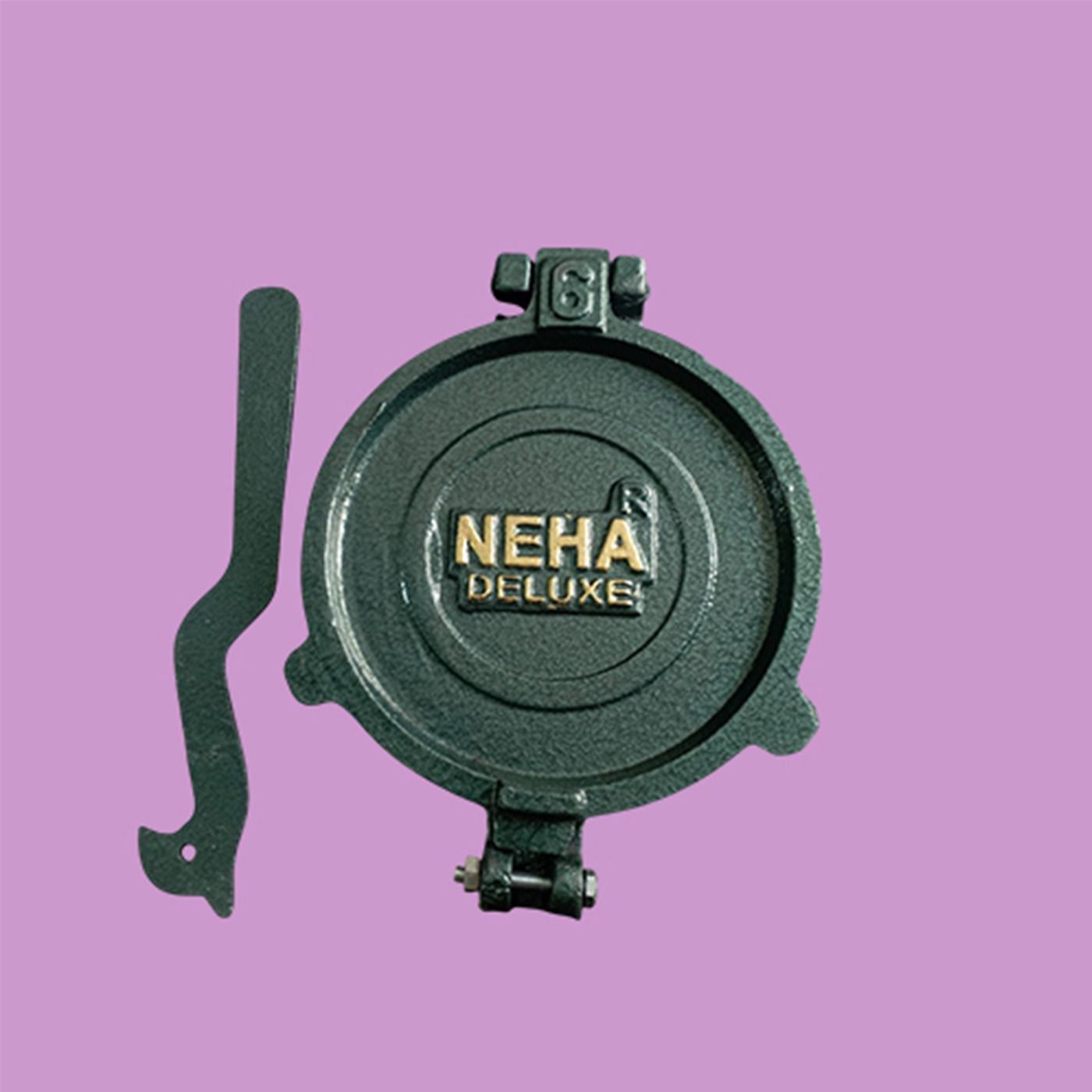 neha Manual Hand Press Roti Puri Maker with Strong SS & Iron Cast Build Roti and Khakra Maker-picture-45
