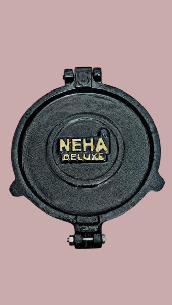 neha 8.5'' Cast Iron Press | Durable & Heavy Duty Multi-Purpose Daily Use in Kitchen Roti and Khakra Maker image 1