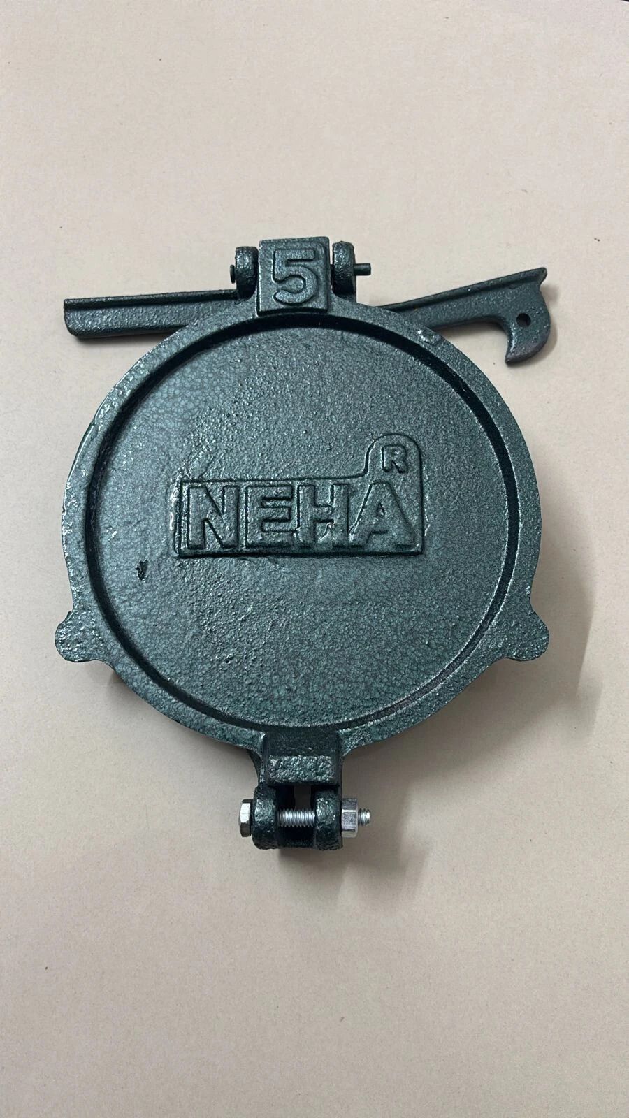 Iron Dough Press Machine SS Plate 16 Cm Heavy Khakhra Puri Papad Chapati Roti and Khakra Maker-image-42
