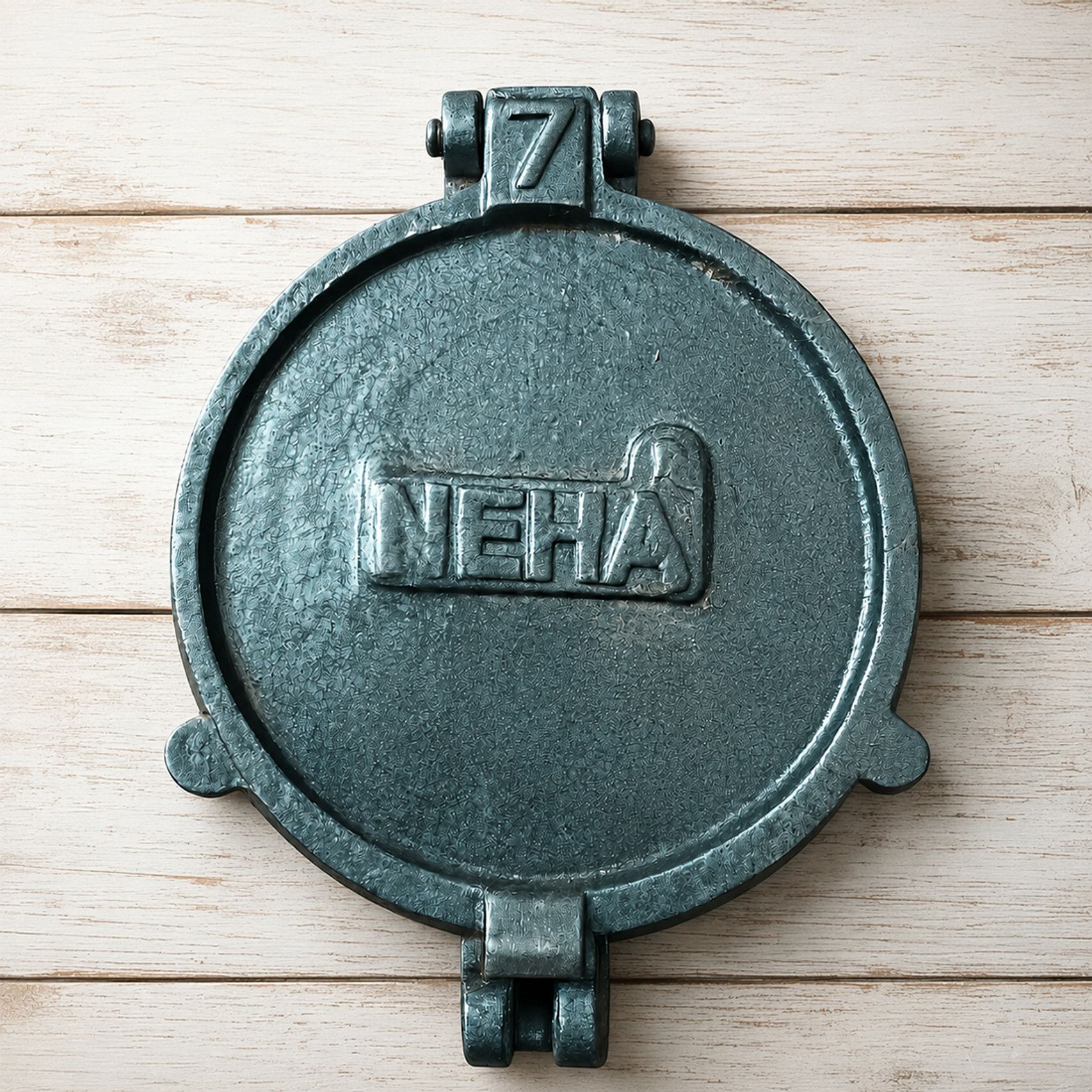 neha Cast Iron Roti Maker | Heavy Duty Chapati Press for Home Kitchen (KK_RM_NO.7-03) Roti and Khakra Maker-picture-37