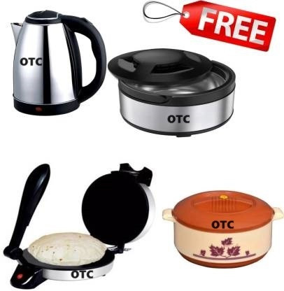 otc Combo Of RM-3100 Electric Non Stick 1 Year Warranty CPM-37 Roti and Khakra Maker image 1