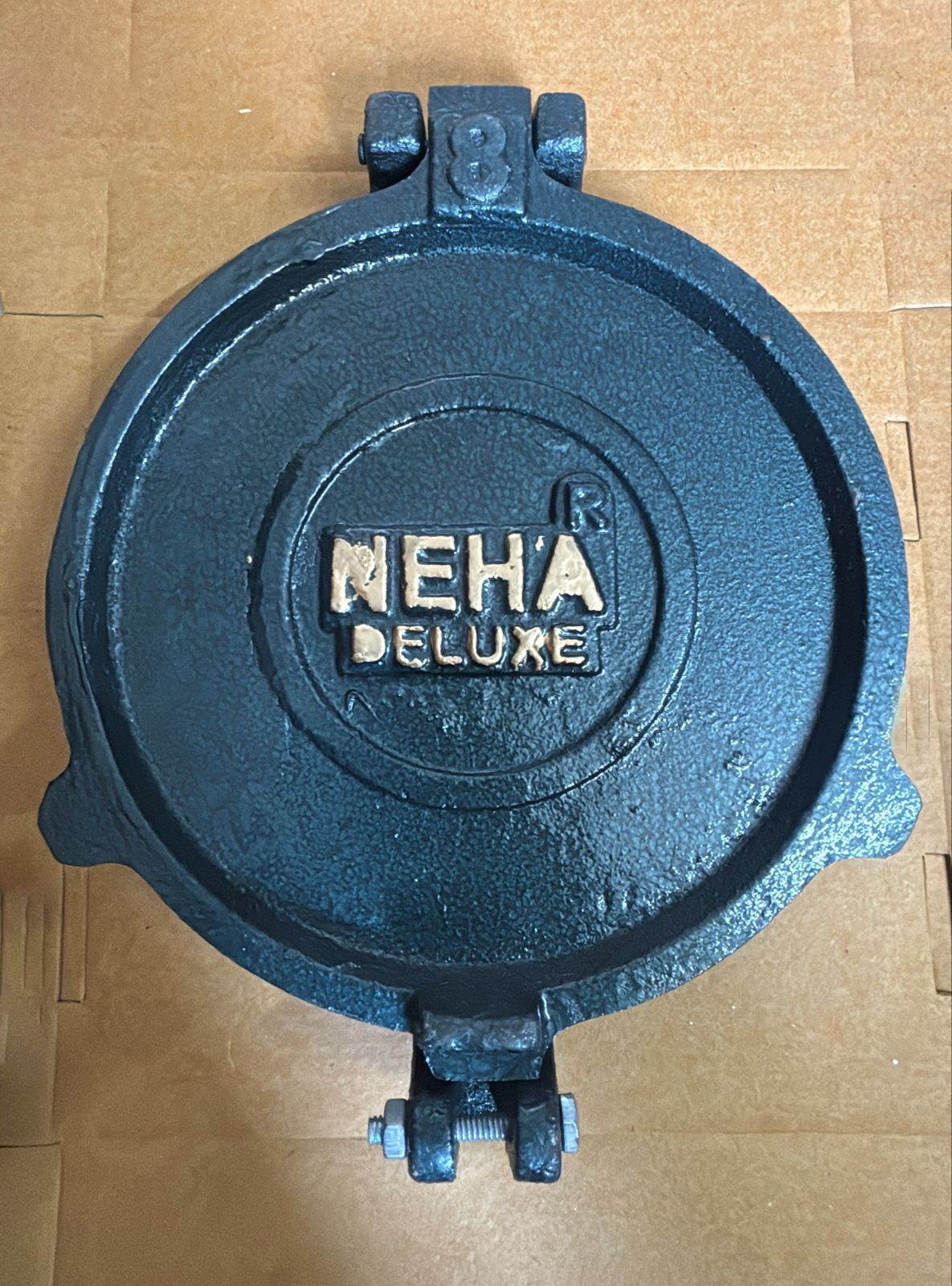 neha Stainless Steel Heavy Roti Maker 8.5'' Cast Iron Manual Press Machine Roti and Khakra Maker-picture-29
