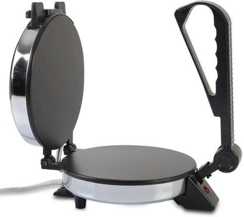 8.5'' Cast Iron Press Heavy Model Stainless Steel Roti Maker Machine with Handle Roti and Khakra Maker-image-36