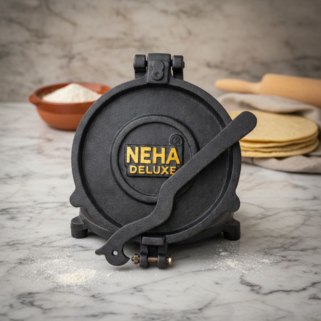 New Improved Manual Roti / Poori / Chapati Maker with Iron Cast Body (MRM08-05) Roti and Khakra Maker-image-34