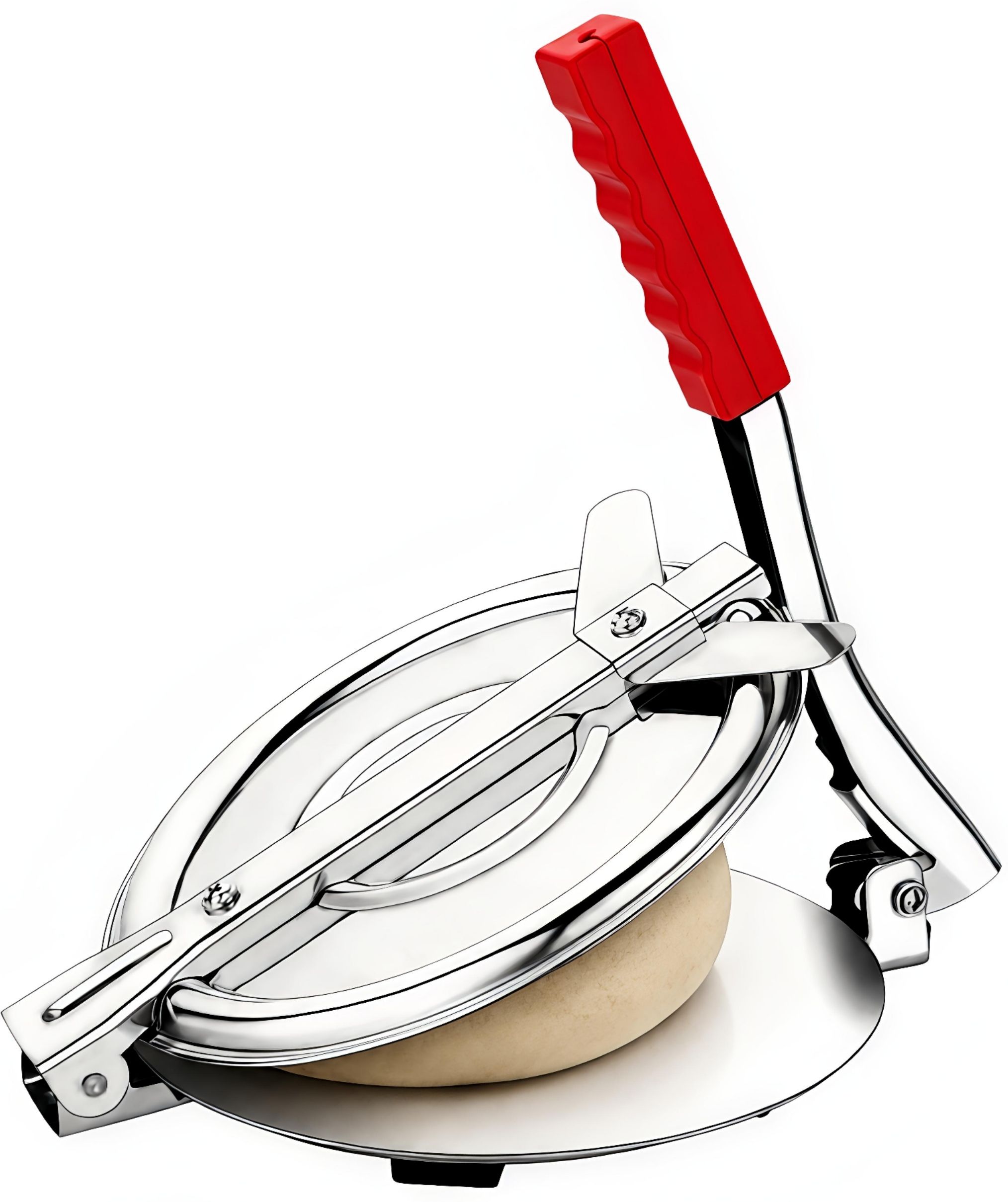 upsora Stainless Steel Roti Maker / Chapati Press with Ergonomic Handle Roti and Khakra Maker-picture-3