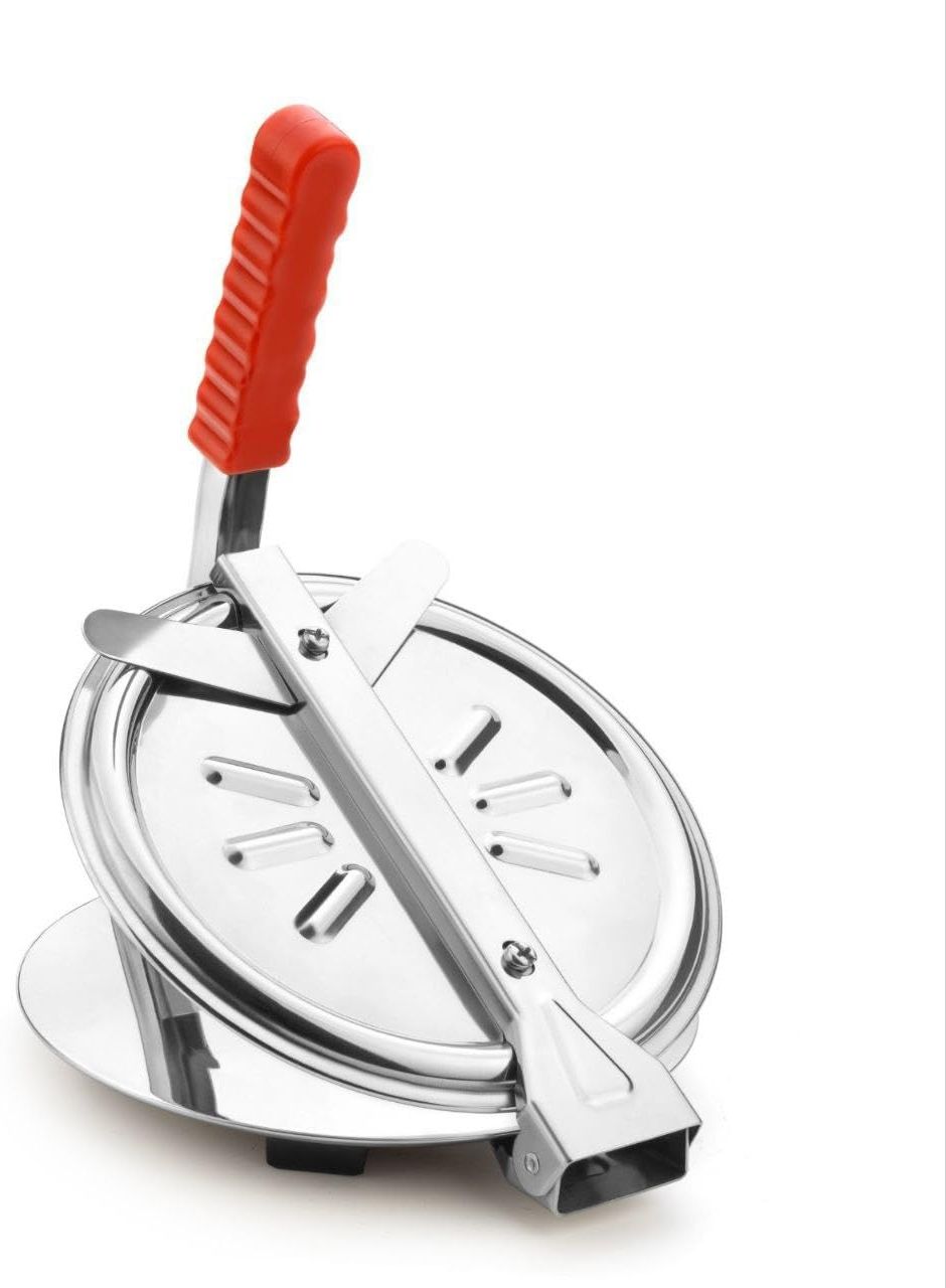 vibhooras Manual Stainless Steel Puri Press Roti papad Maker With Only Silicone Brush Roti and Khakra Maker-picture-19