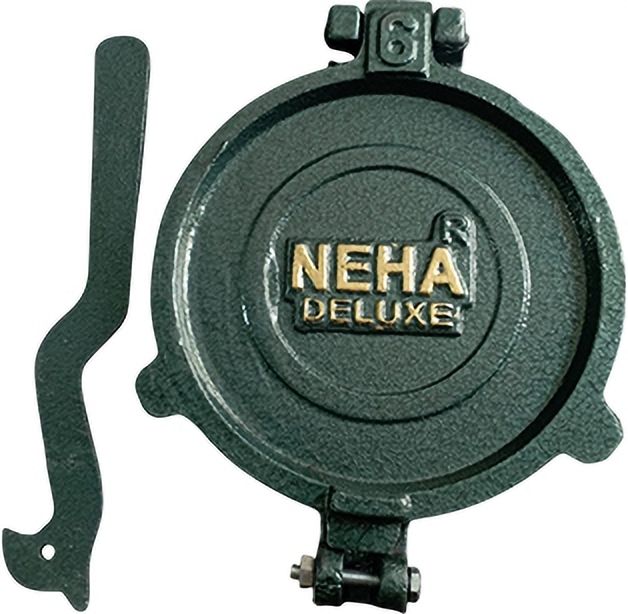 neha Kitchen Puri Press | Roti & Pathiri Maker with Steel Plate Design Roti and Khakra Maker-picture-12