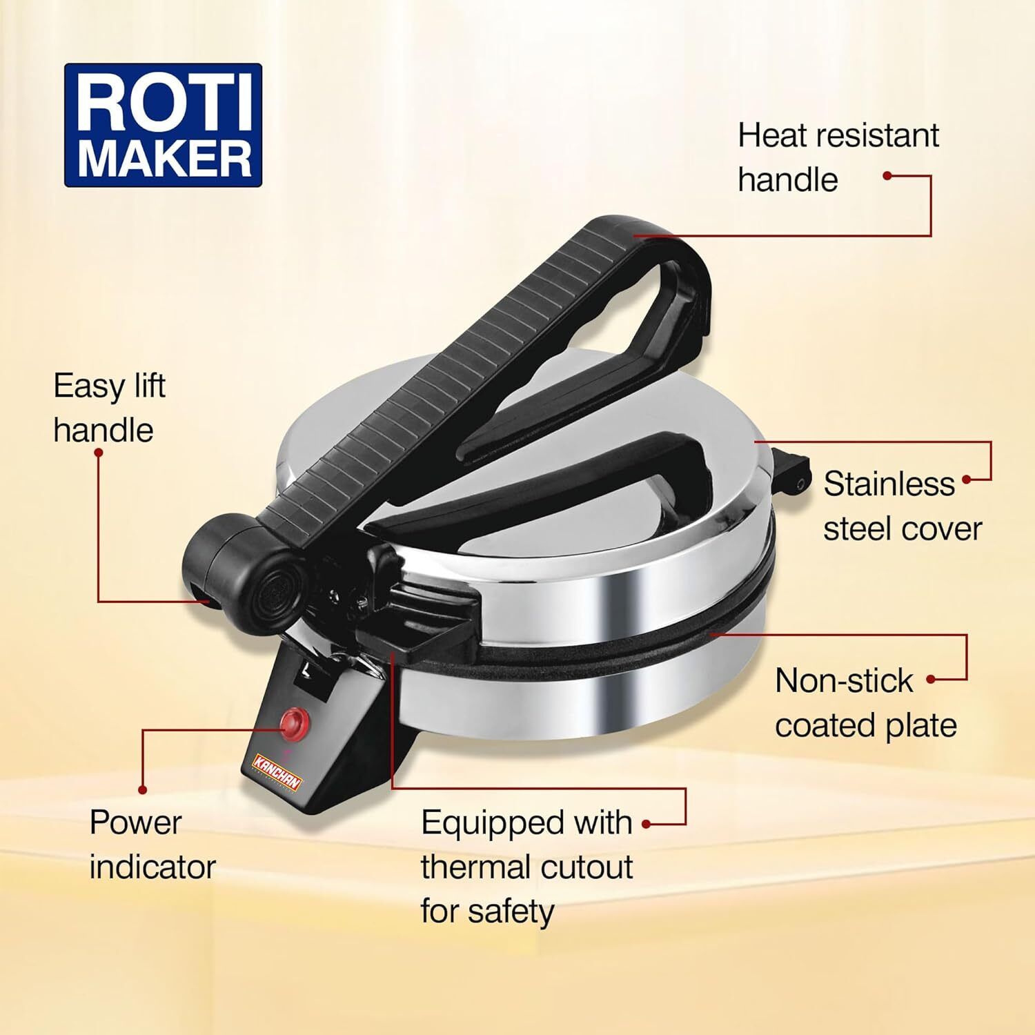 mi manchi SRoti Maker-WALA-116 Roti and Khakra Maker-picture-35