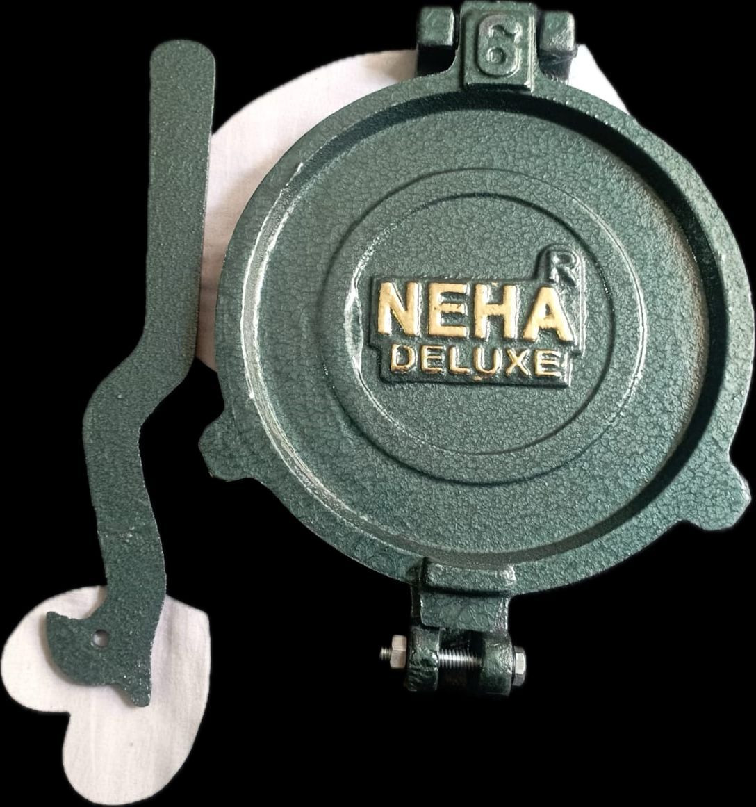 neha Manual Puri Maker | Empanadas & Pathiri Press Machine with SS Inner Surface Roti and Khakra Maker image 1