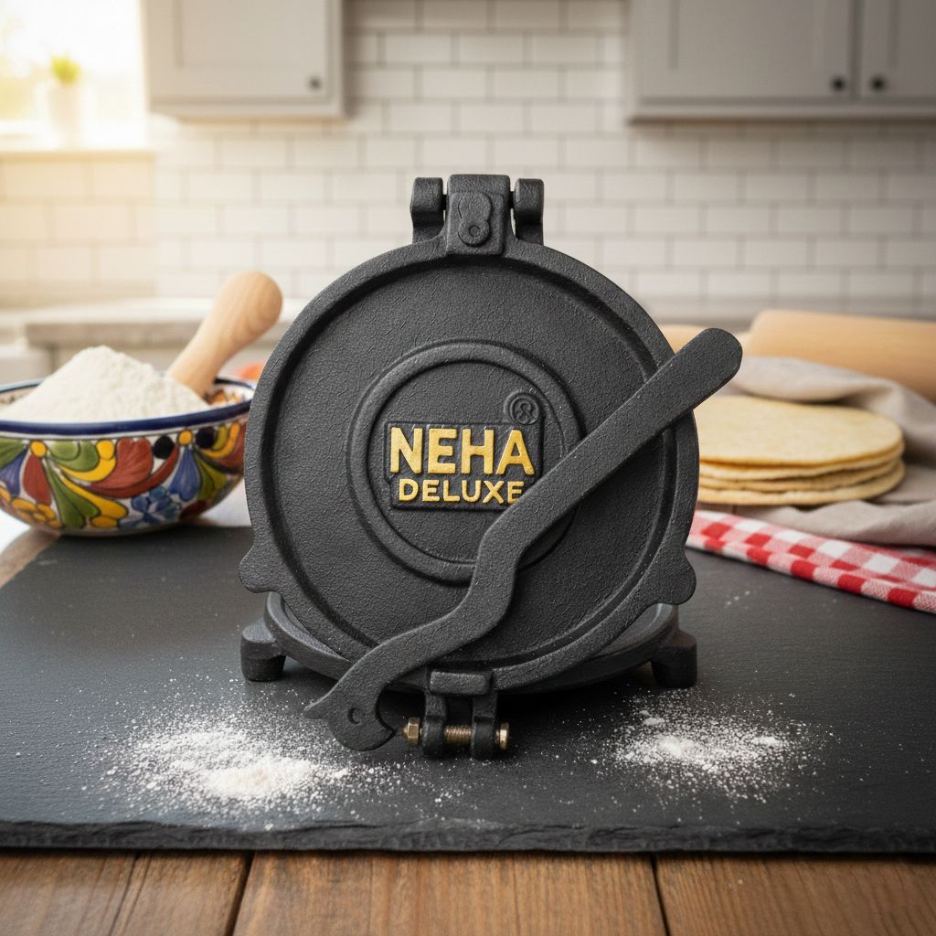 New Improved Manual Roti / Poori / Chapati Maker with Iron Cast Body (MRM08-01) Roti and Khakra Maker-image-33