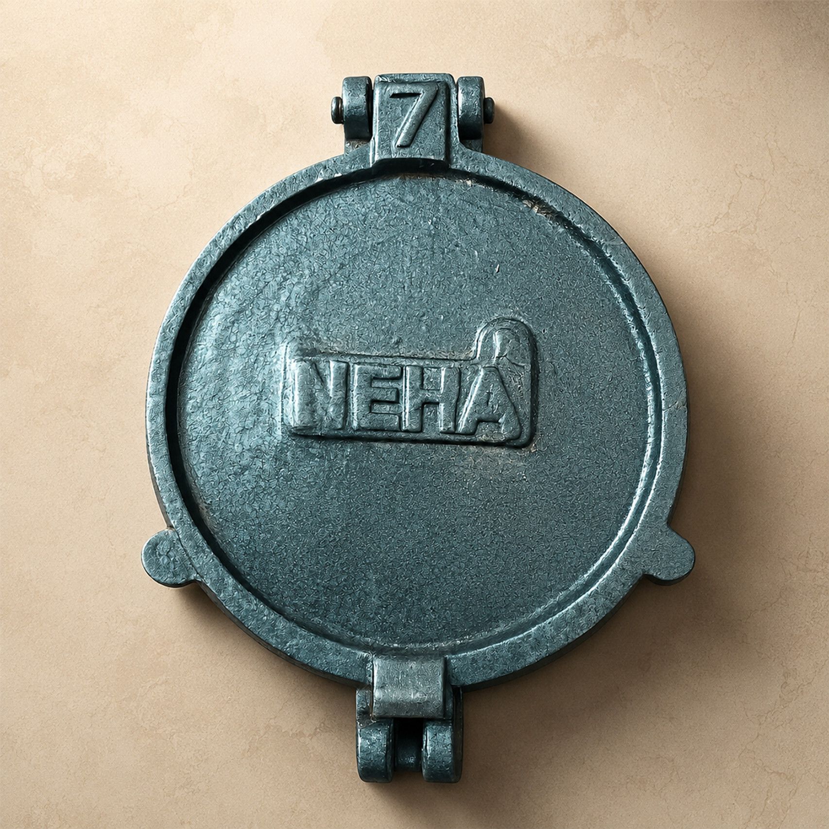 neha Cast Iron Roti Maker | Heavy Duty Chapati Press for Home Kitchen (KK_RM_NO.7-02) Roti and Khakra Maker-picture-23