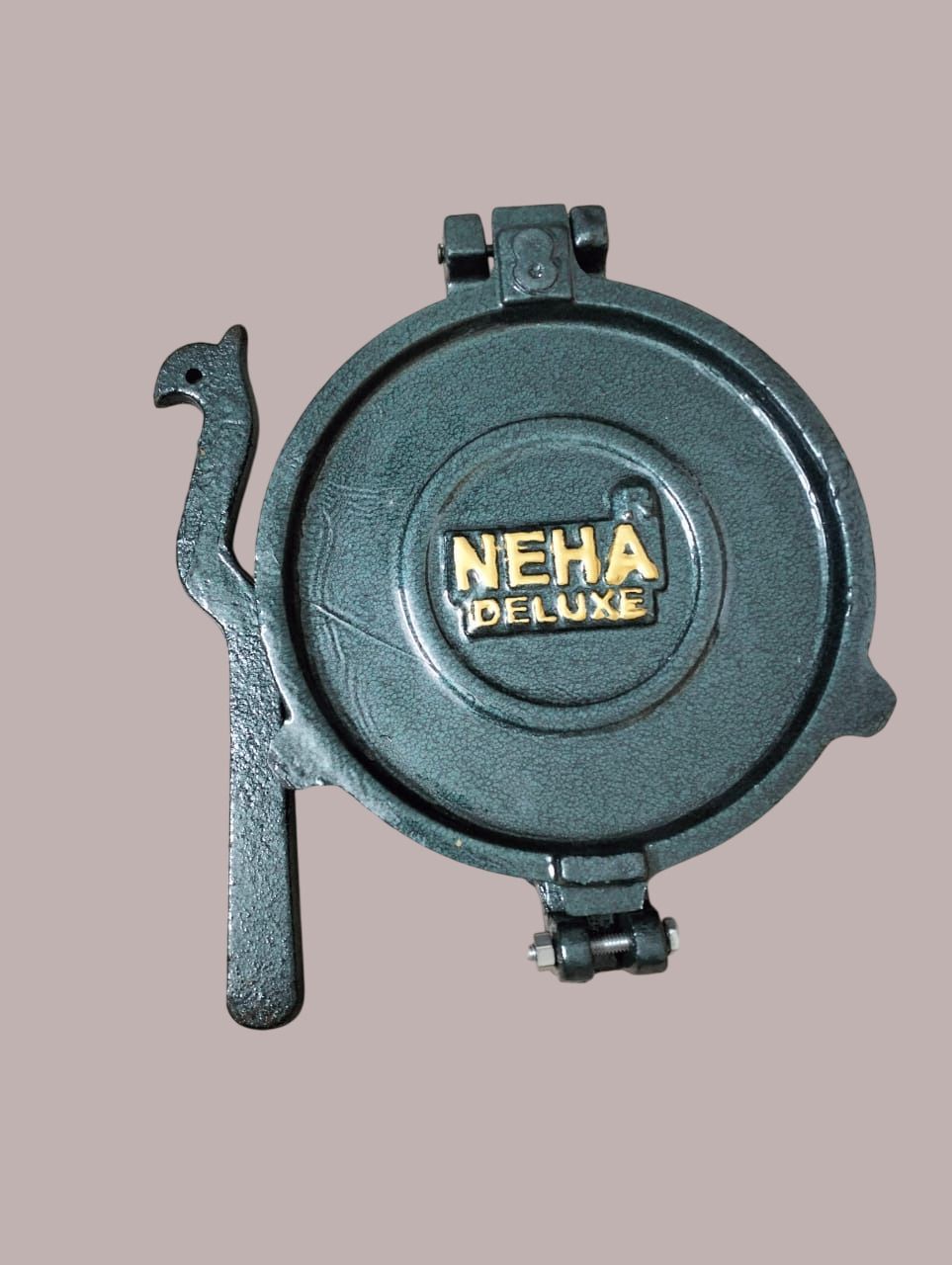 Roti Maker Machine with Handle Cast Iron Press Heavy Model Stainless Steel 8.5'' Roti and Khakra Maker-image-46