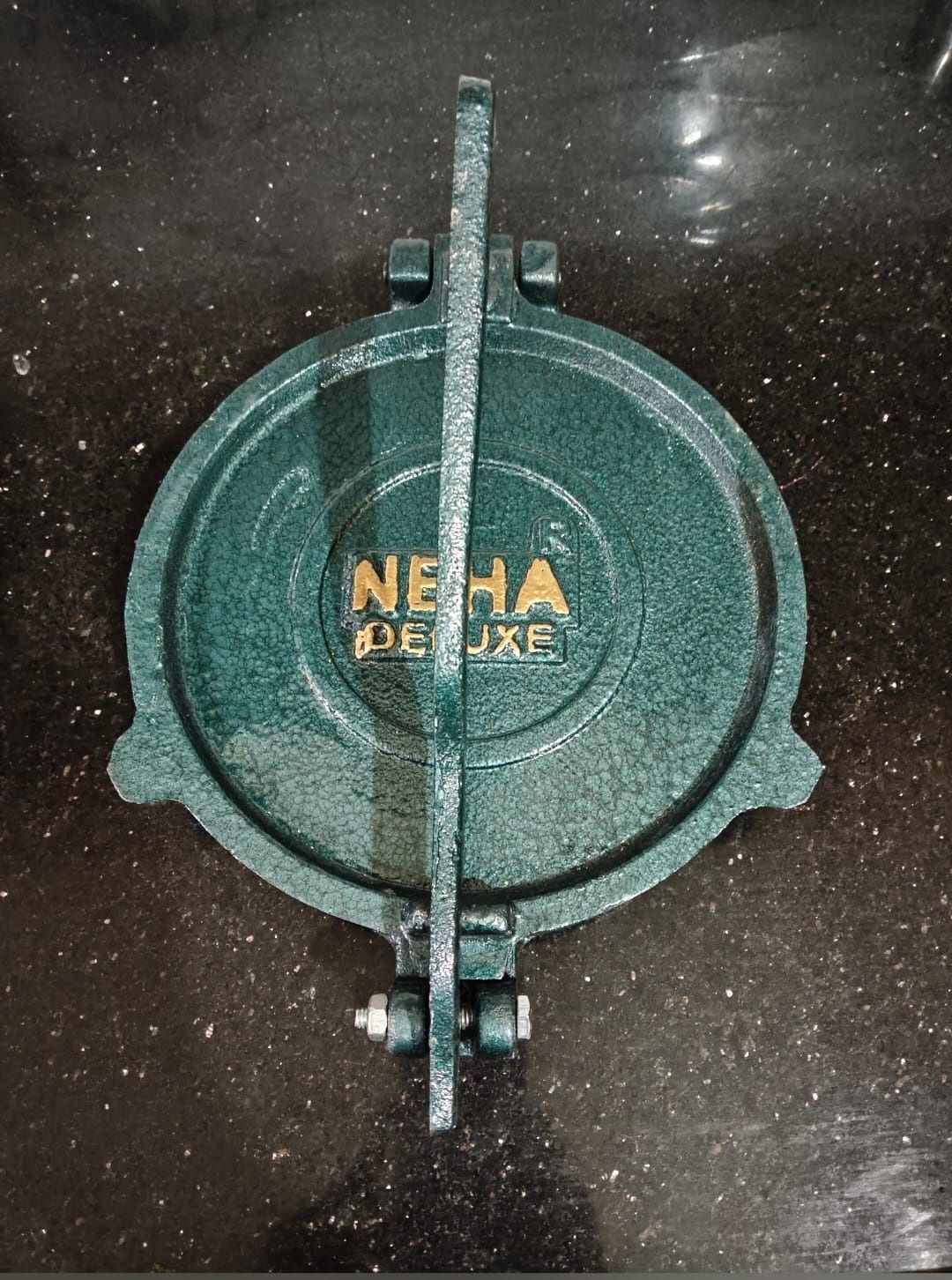 8.5'' Cast Iron Press Heavy Model SS Puri Press Machine with Handle (HRM08-17) Roti and Khakra Maker-image-32