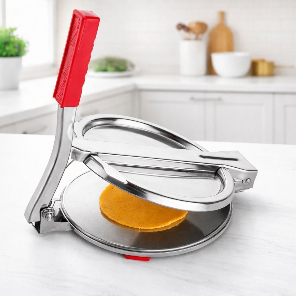 Stainless Steel Roti Press, Papad/Khakhra/Chapati Maker Roti and Khakra Maker-image-29