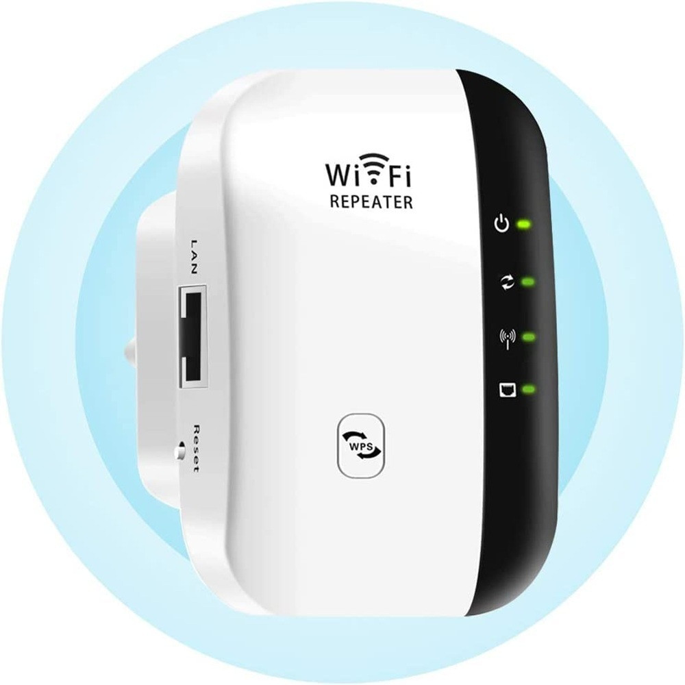 ROCKTECH WiFi Range Extender Signal Booster WiFi Range Extender 2.4 GHz 300 Mbps Wifi Speed Single Band Internal Antenna Access Point Mode image 1