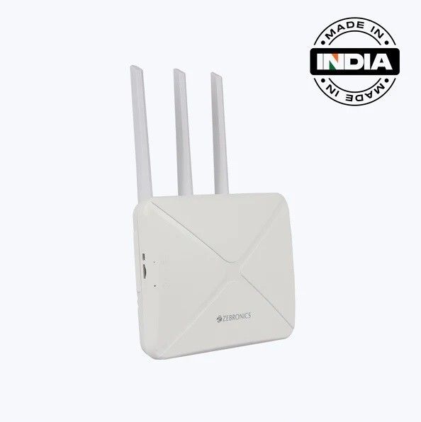 ZEBRONICS WR3004G Wi-Fi 6 Router with 4G/5G Sim Card ,High-Speed,LAN/WAN Port Auto Switch Router 2.4 GHz 100 Mbps Wifi Speed Dual Band External Antenna MiFi (Sim Based)-image-36