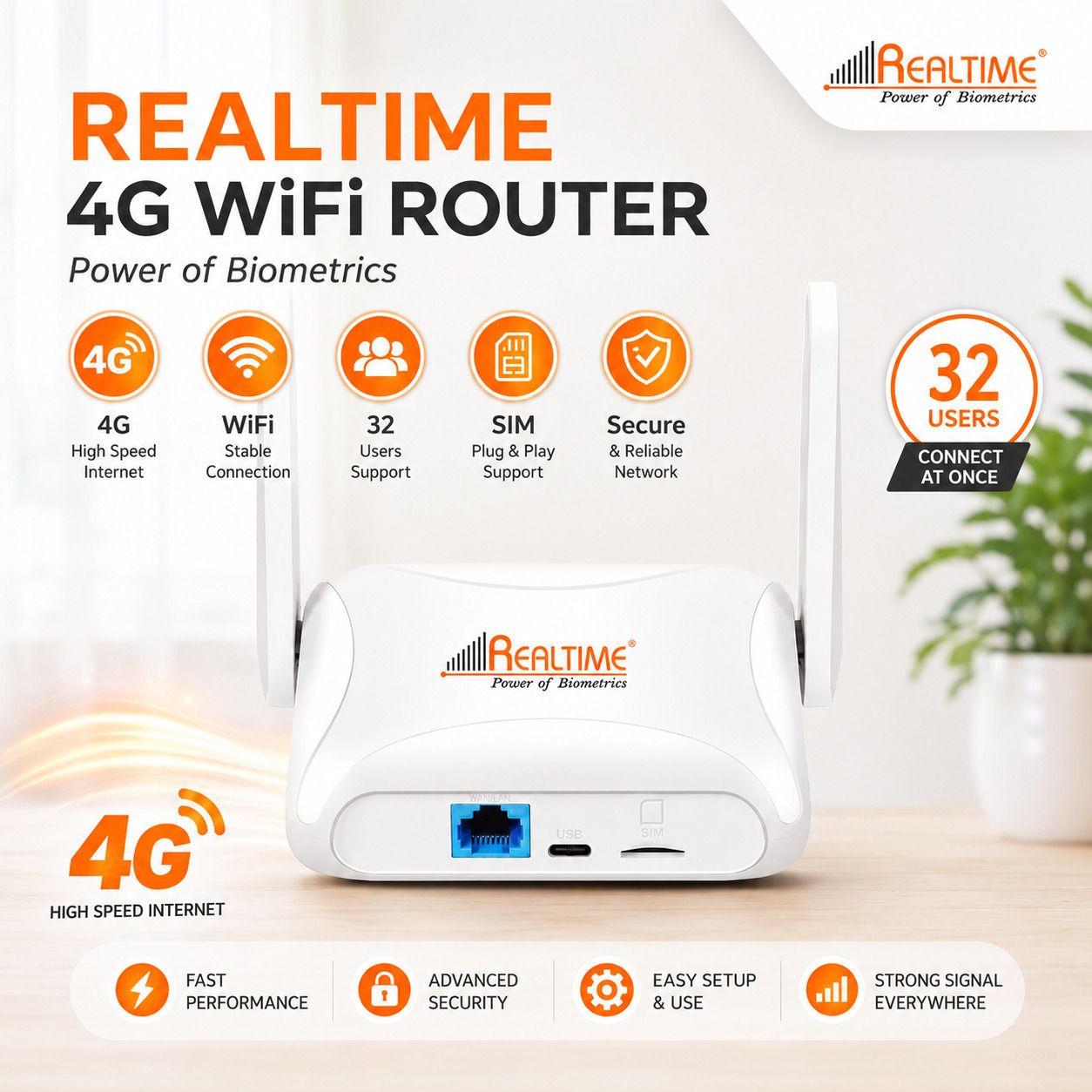 REALTIME Power of Biometrics -- W8+ 5G Portable Hotspot 4G Router 2.4 GHz 100 Mbps Wifi Speed Single Band External Antenna MiFi (Sim Based)-image-29