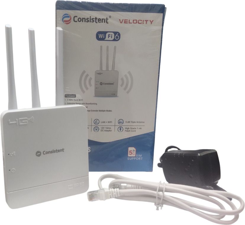 Consistent 4G WIFI ROUTER 4G Router 2.4 GHz 150 Mbps Wifi Speed Single Band External Antenna MiFi (Sim Based)-image-28