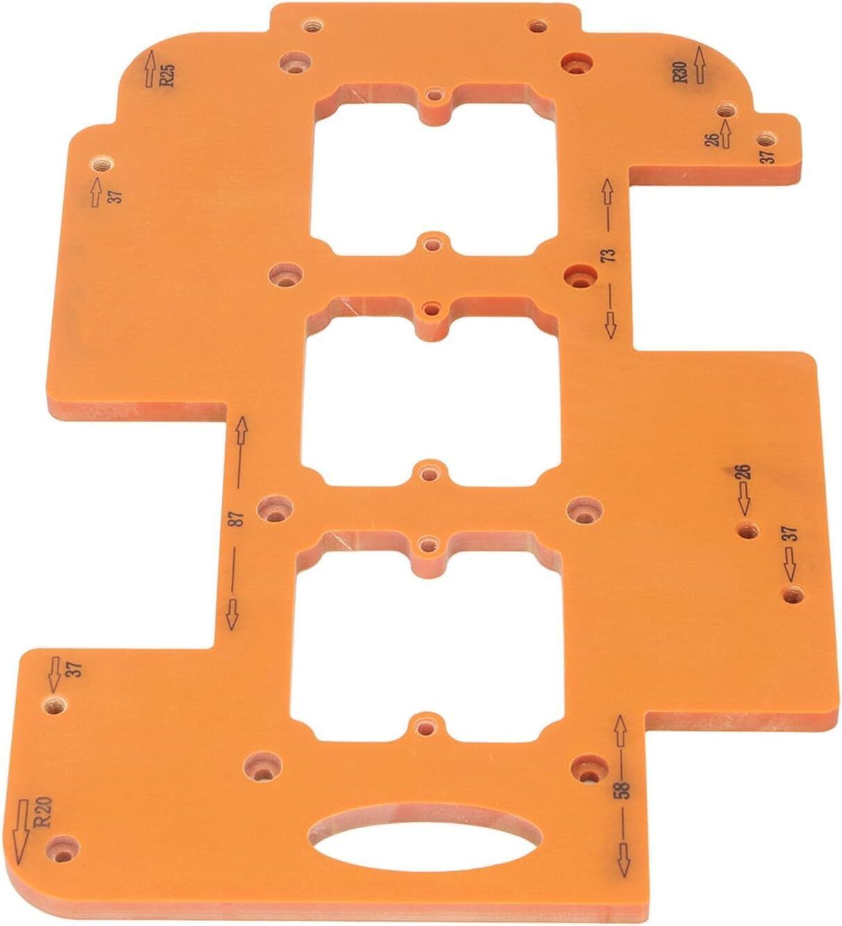 SERPLEX 86 Type Router Template for Switch Socket Cutouts with Precision Guides Router 0 GHz 0 Mbps Wifi Speed NA NA-image-31