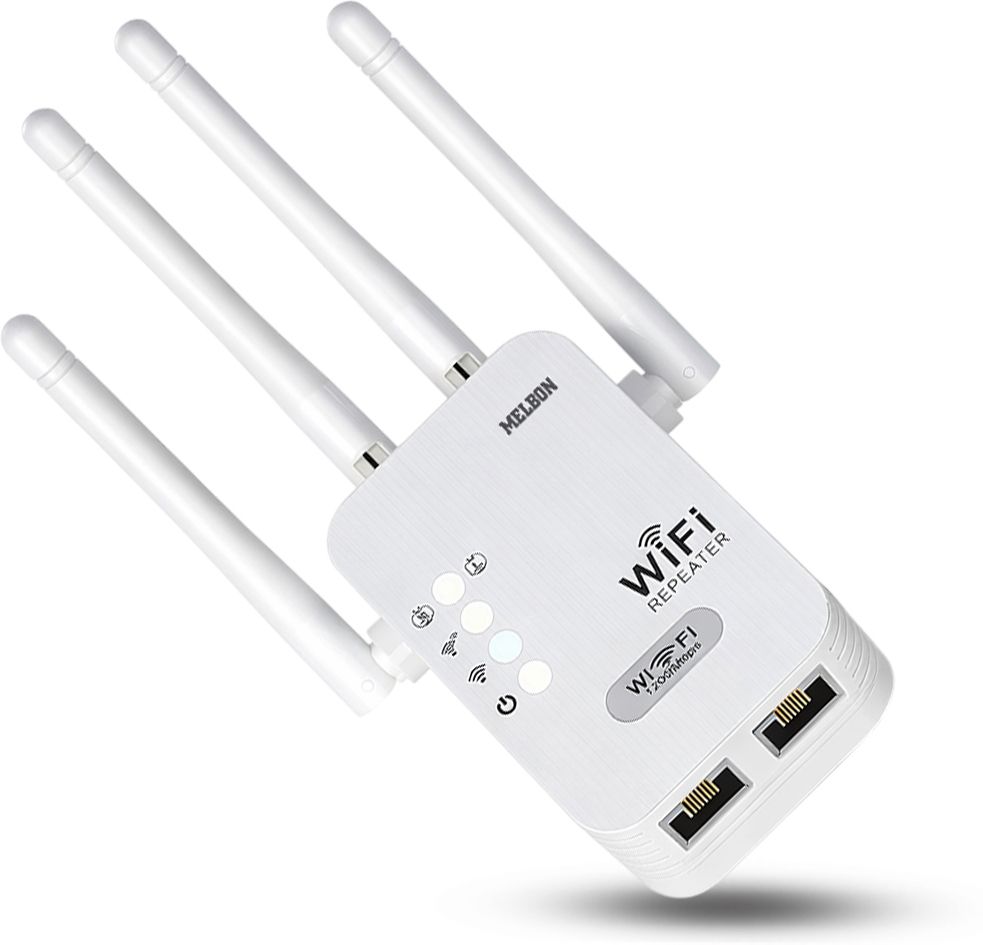 Melbon WiFi- Extender Up to 300Mbps WiFi Repeater WiFi Range Extender 2.4 GHz 300 Mbps Wifi Speed Dual Band External Antenna Ethernet (Cable Broadband)-image-22