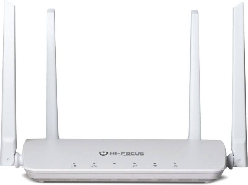 HI-FOCUS HF-R1104T-4G WIFI ROUTER 4G Router 2.4 GHz 158 Mbps Wifi Speed Dual Band Internal & External Antenna MiFi (Sim Based) image 1