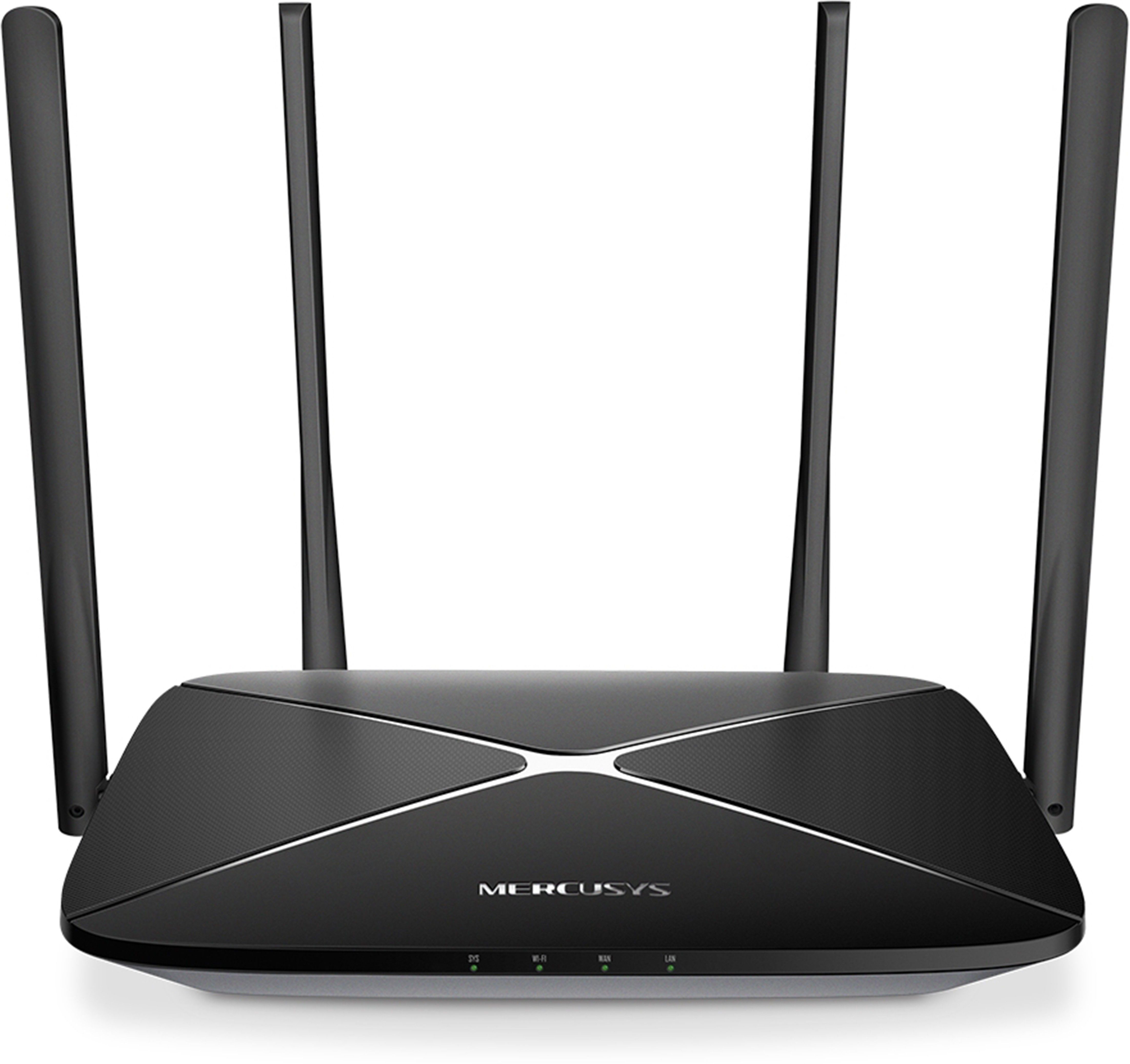 Mercusys AC12G Wireless Router 2.4 GHz, 5 GHz 1300 Mbps Wifi Speed Dual Band External Antenna Ethernet (Cable Broadband)-picture-21