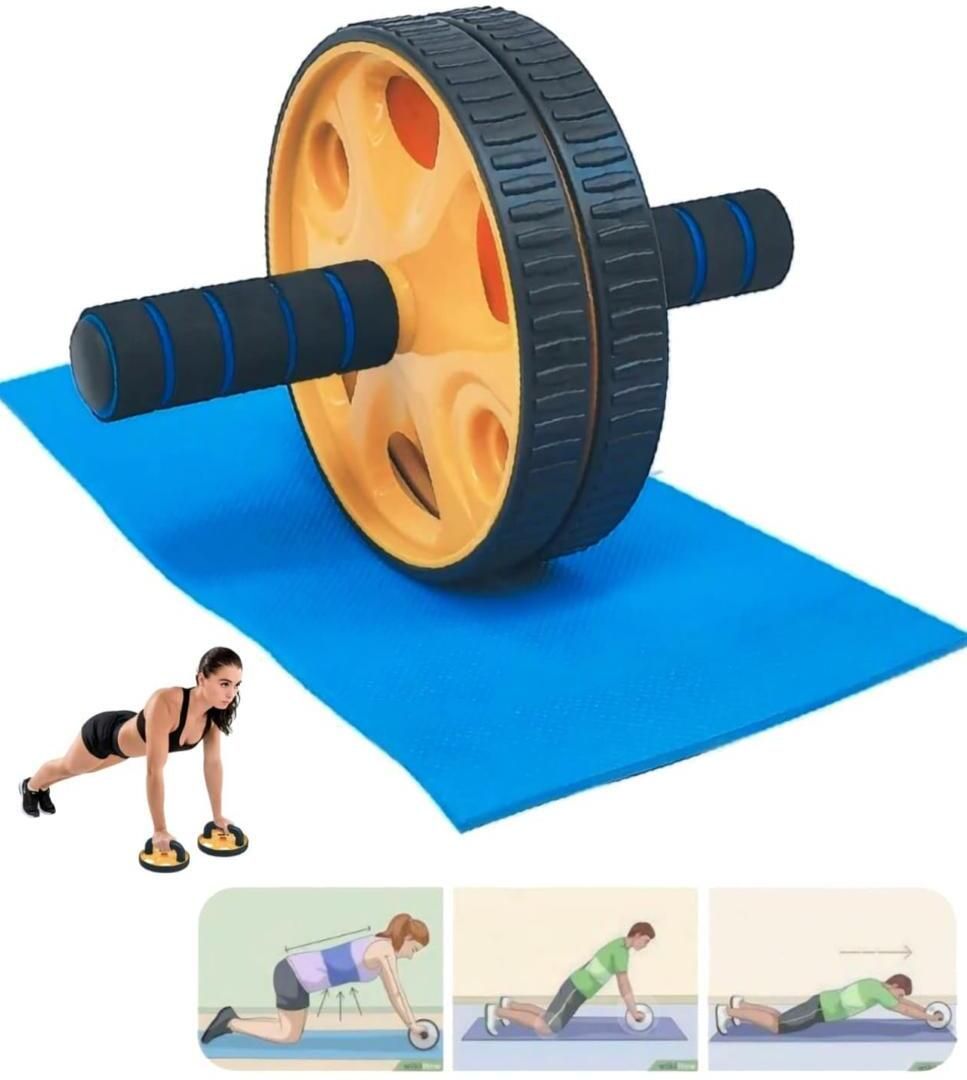 Double Wheel Ab Roller Rowing Machine Rowing Machine-image-34