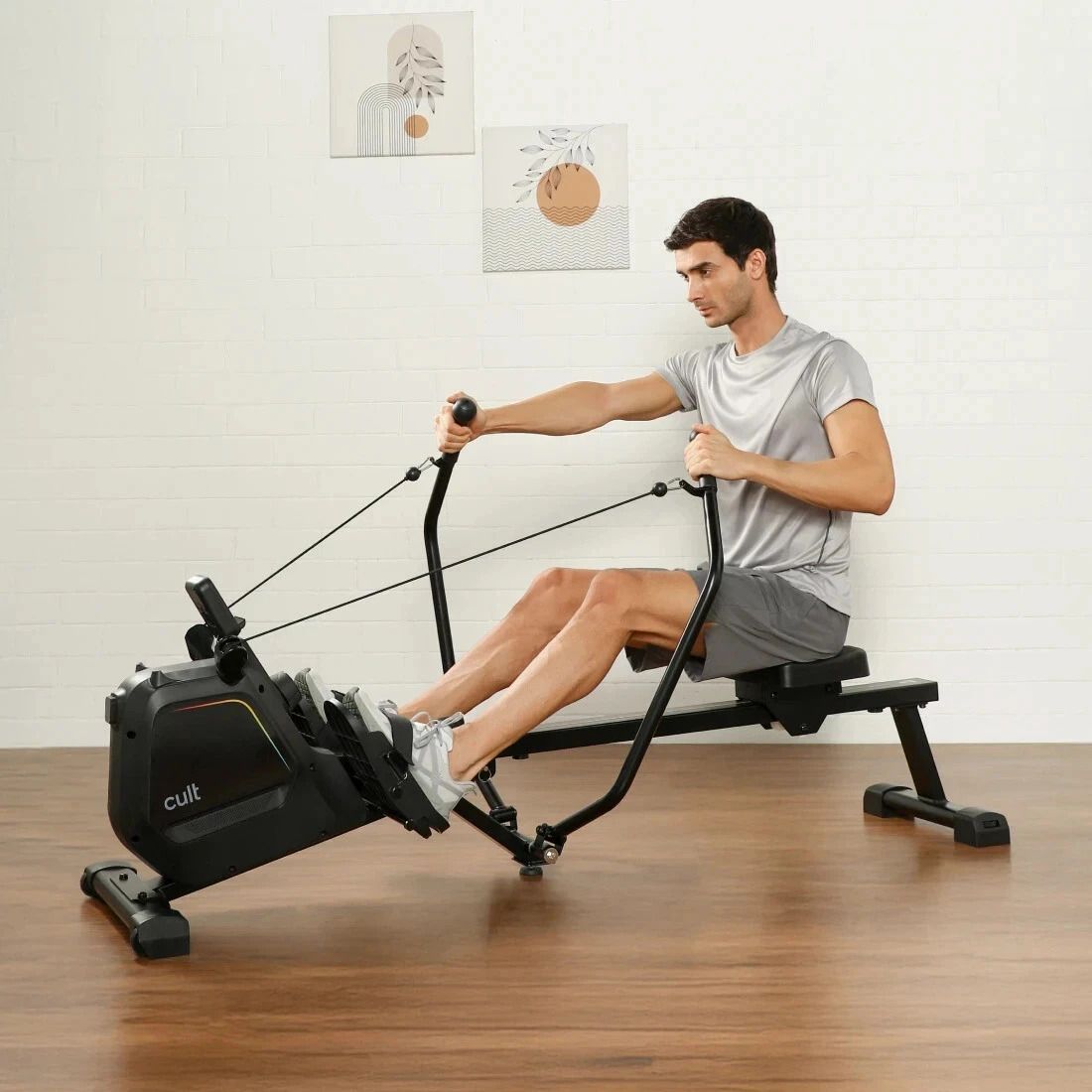 SmartRowDualGlide Full-Motion Magnetic Rower | 120Kg Max Weight | Quiet Home Use Rowing Machine