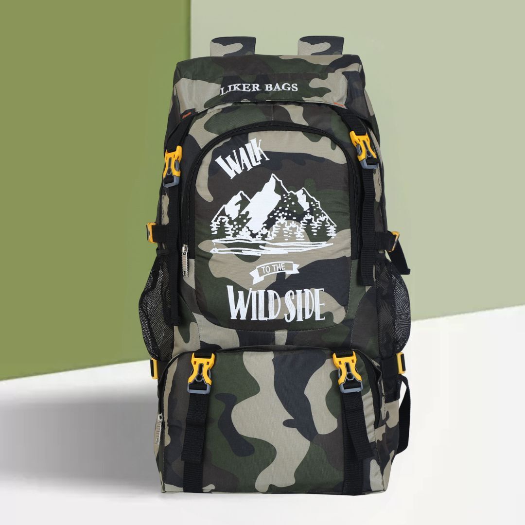 liker travel luggage Large 50-L Travel Backpack For Outdoor Sport Hiking Trekking Bag Camping Rucksack - 50 L-picture-17