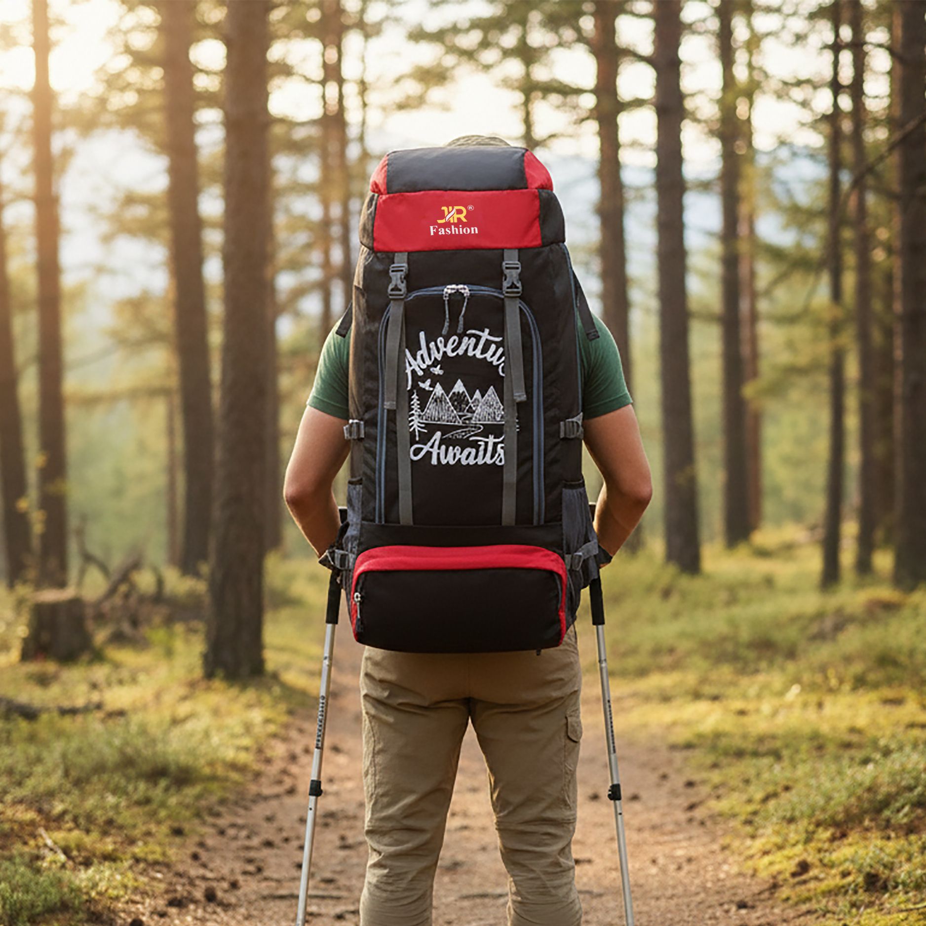 jirfashion Treking Bags For Hiking/Camping/Travel/Outdoor Sports With Shoe Compartment Rucksack - 60 L-picture-18