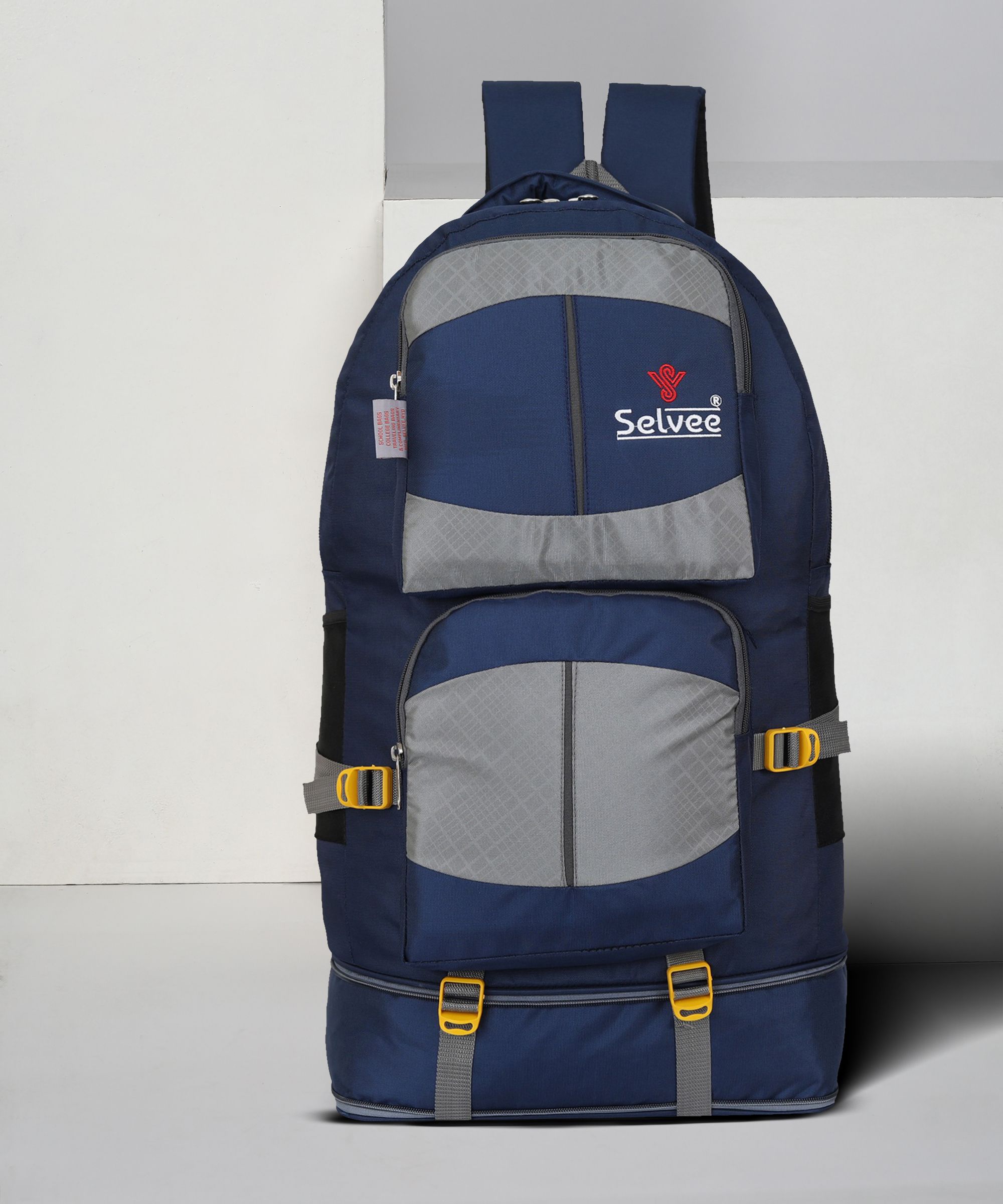 Travel Rucksack Backpack for Sport Camping Hiking Trekking Bag-Navy Blue Rucksack- 65 L-image-26