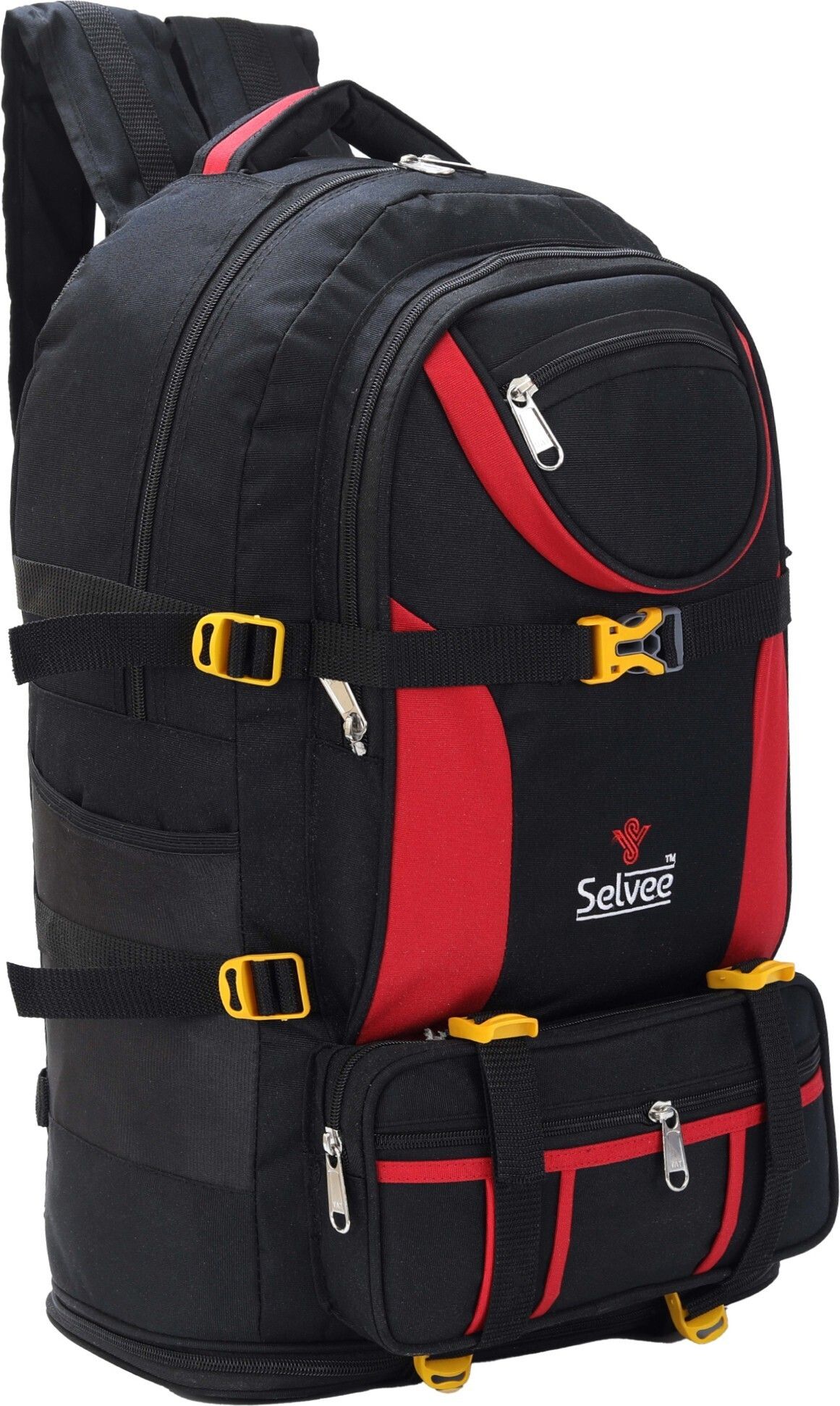 Travel Rucksack Backpack for Sport Camping Hiking Trekking Bag-Red Rucksack - 60 L-image-0