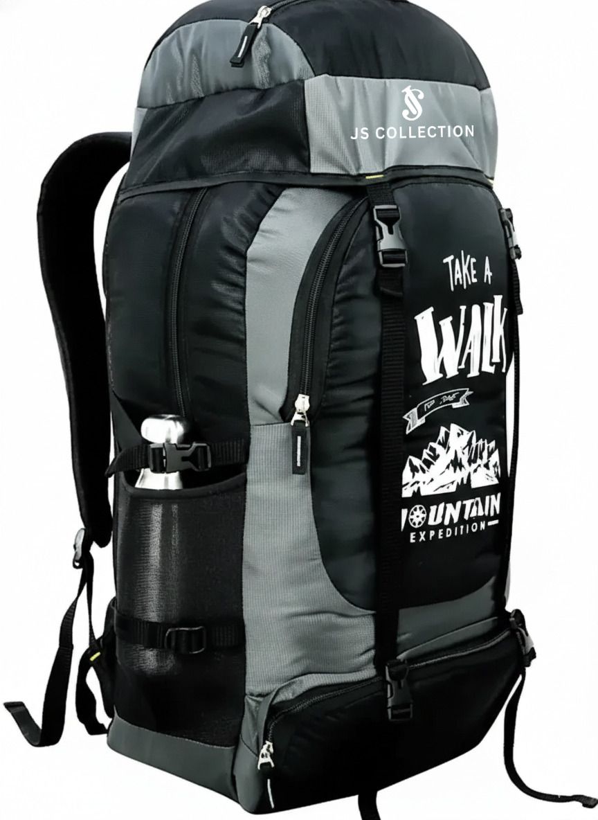 SummitEdge Pro 70L Multi-Utility Trekking & Travel Expedition Rucksack (grey) Rucksack - 70 L