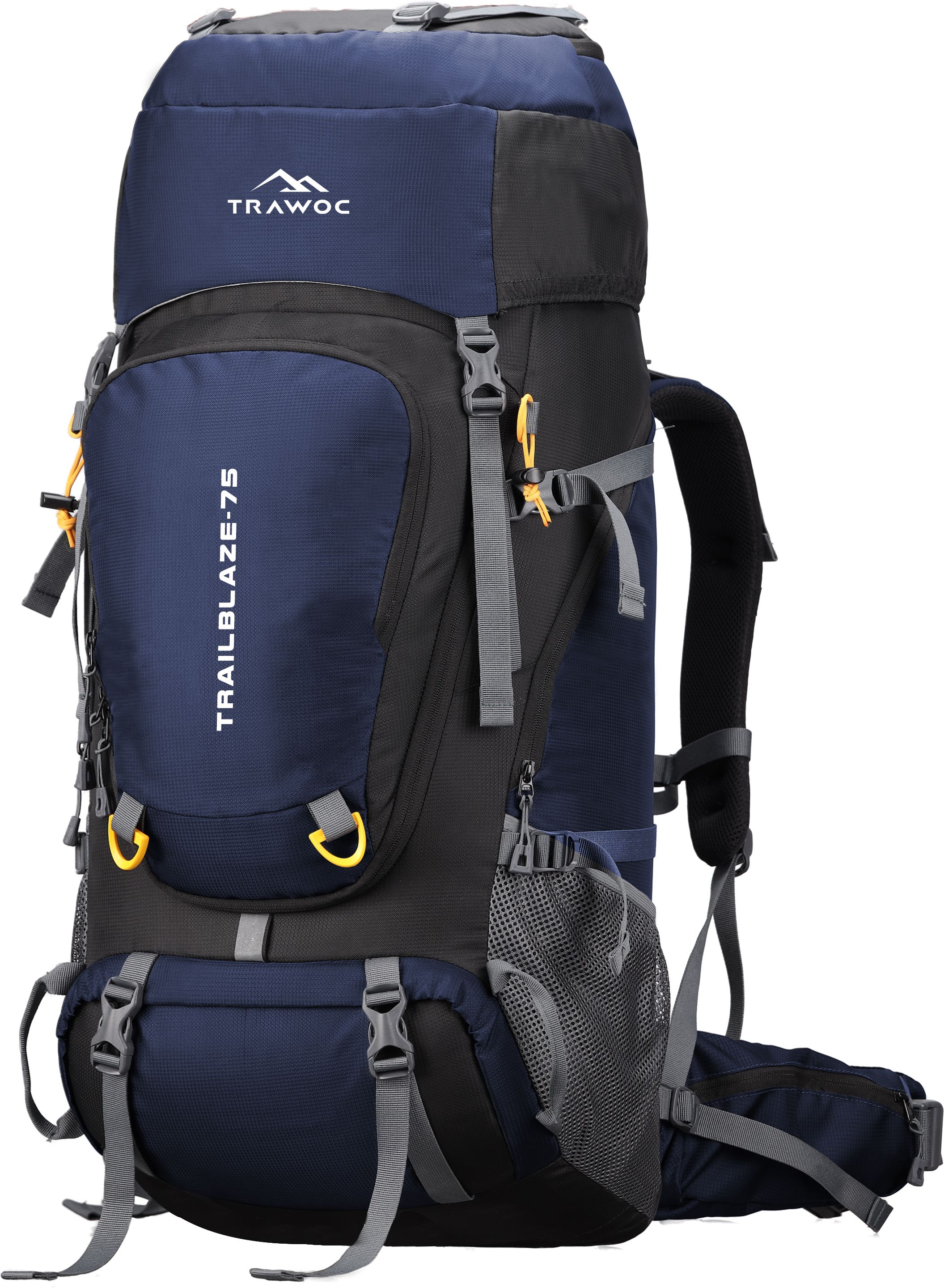 TRAILBLAZE 75L Travel Backpack Camping Hiking Trekking Bag Rucksack - 75 L-image-2