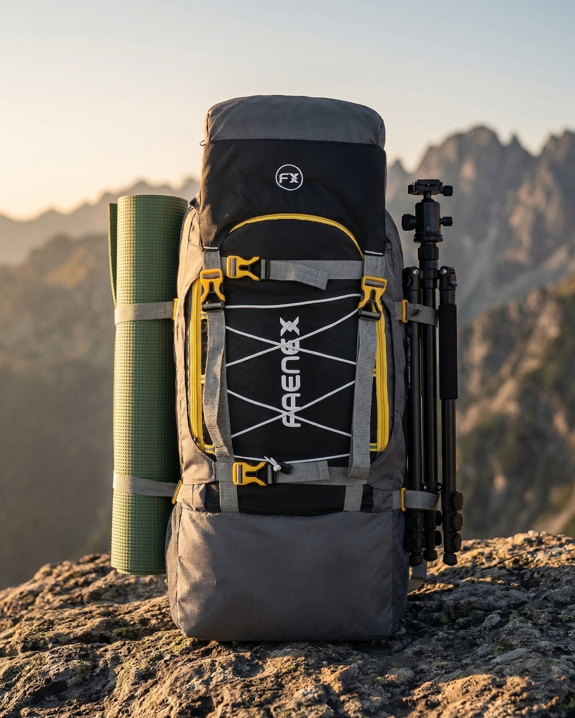Trekking Backpack Ergonomic Hiking Bag with Reinforced Stitching Rucksack - 80 L-image-45