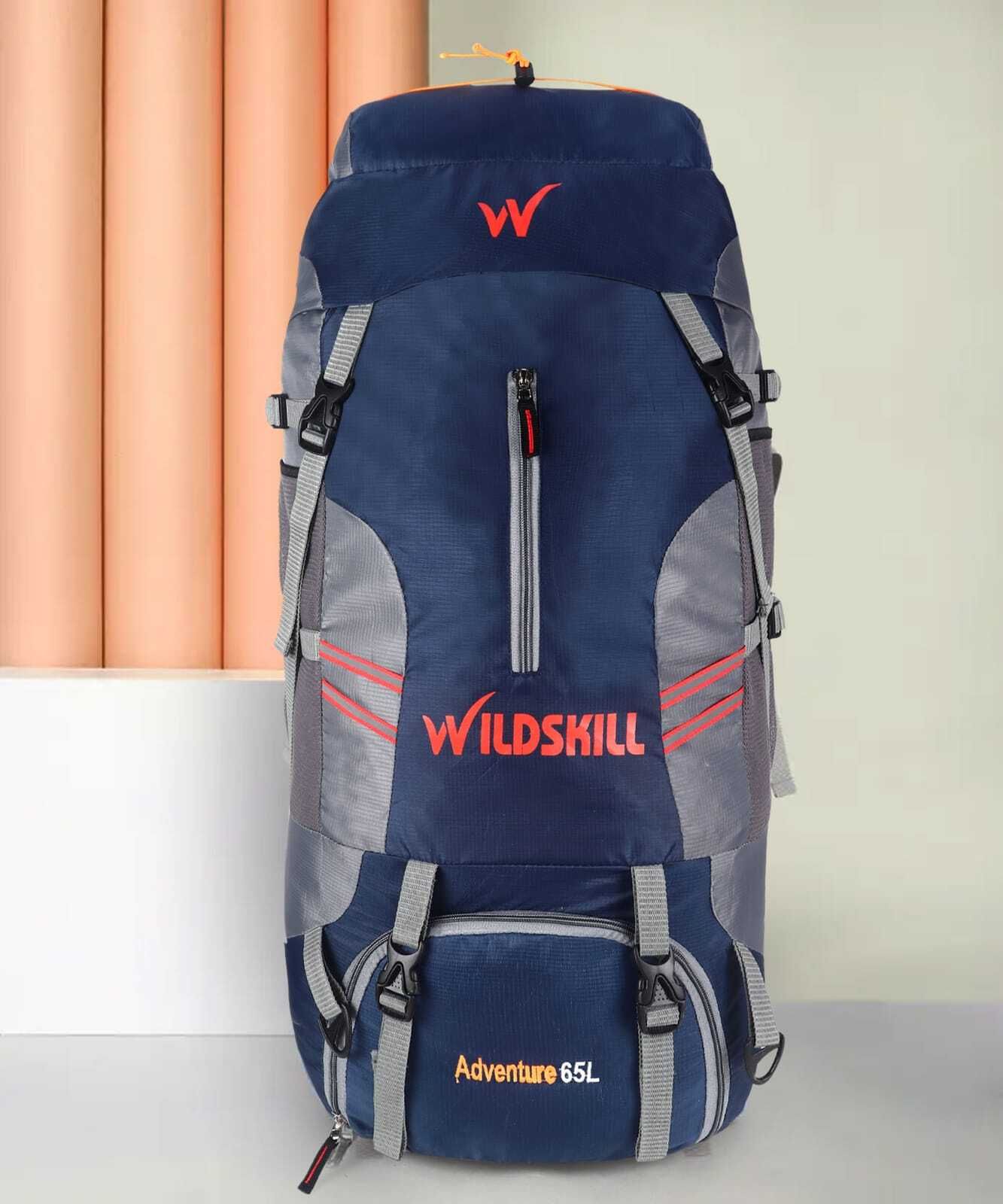 wildskill Trekking Bag For Hiking/Camping/Outdoor Sports with Rain Cover/Shoe Compartment Rucksack - 60 L-picture-15