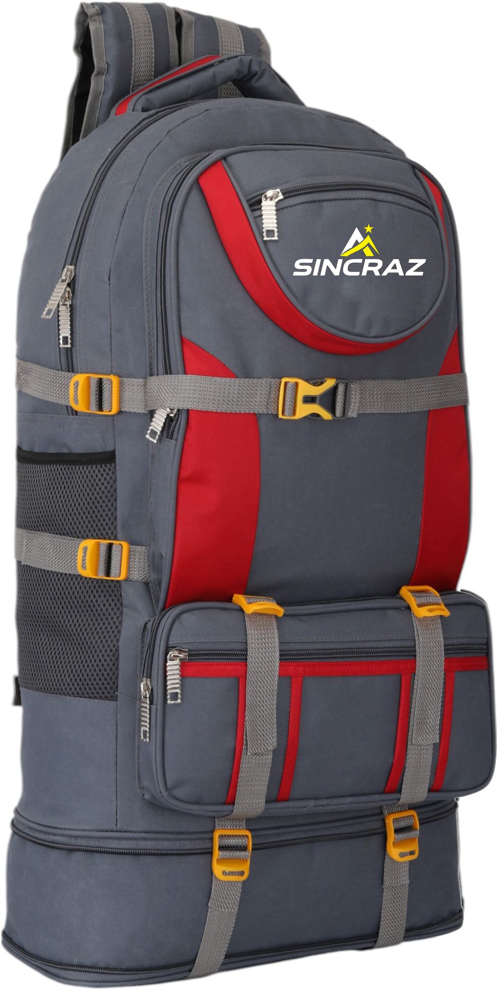 sincraz Expandable Travel Outdoor Sport Camping Hiking TrekkingBagRucksack-60 L Rucksack - 60 L-picture-40