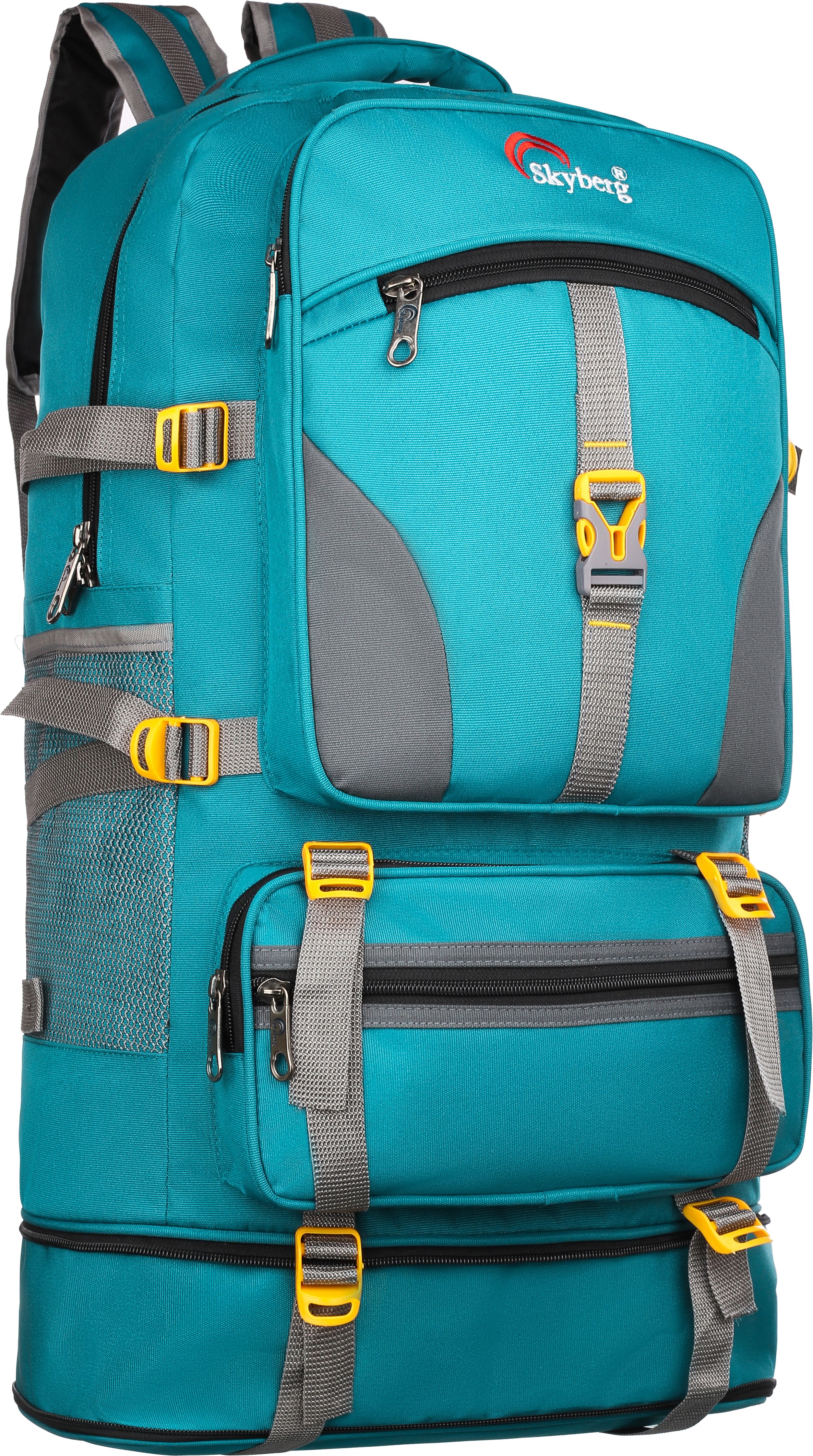 60 Litres Curve Water Resistant Rucksack For Hiking Trekking And Travel - Unisex Rucksack - 65 L-image-21